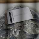 Glam Chandelier with LED Dimmable Bulbs Bubble Crystal Balls Glam Chandeliers High Ceiling Pendants Light Fixtures Adjustable Long Lights Brushed Nickel