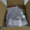 Tandefio 25 Pack Cable Support J Hook with Beam Clamp, Heavy Duty Metal Wire Cable Support J Hook Hangers for Wire Management(1-5/16 Inch)