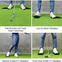Golf Swing Training Aid Pressure Plate 2 Pack, Weight Shift Balance Board Set, Golf indoor Teaching Aid for Improved Golf Game Pressure Board Golf Trainer Beginner Gifts, Golf Spedd Practice Equipment