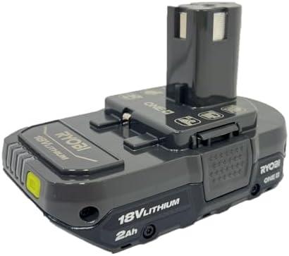 Ryobi P190 2.0 Amp Hour Compact 18V Lithium Ion Battery w/ Cold Weather Performance and (Charger Not Included / Battery Only)