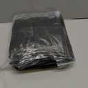 5 Pack 40-inch Suit Bag Garment Bag for Travel and Storage, Garment Bags for Hanging Clothes with Zipper and Visible Transparent Window, Black