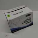 R.W.FLAME LED Flood Motion Sensor Outdoor Lights, 50W 5500LM 5000K Wet Location Waterproof,4 Lighting Modes, 4 Lighting Durations, 3 Detection Distances, for Garage, Yard, Porch, White.