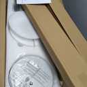 84 Inch Industrial Smart Ceiling Fan with Light, WiFi Alexa & Remote Control, 8 Brushed Nickel Aluminum Metal Blades, High CFM Extra Large Outdoor Ceiling Fan for Patios Garage Warehouse