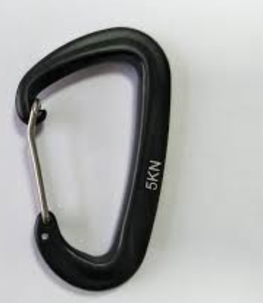 10 PCS D Ring Carabiner Clips,5KN Aluminium Alloy Carabiners Camping