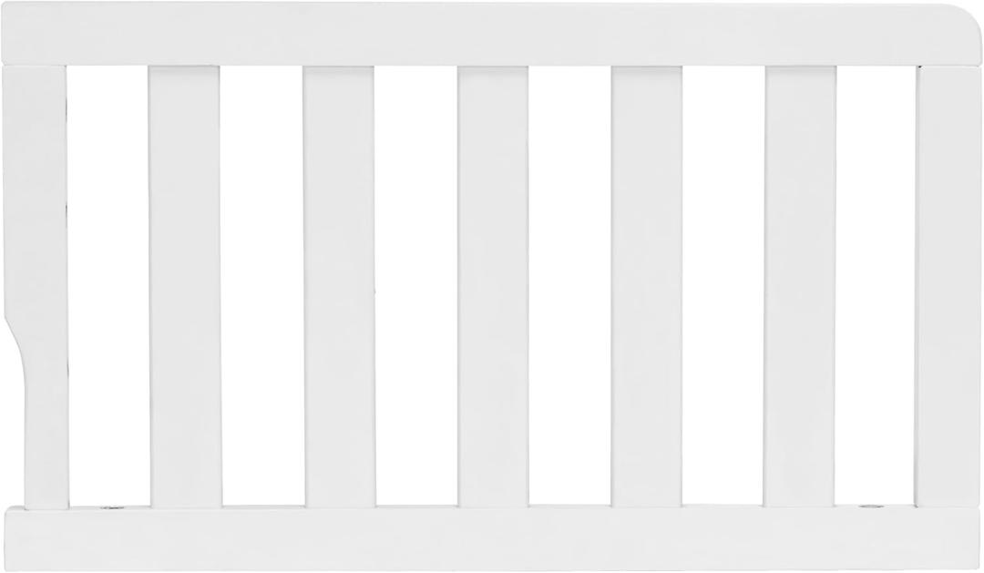 Dream On Me Convertible Crib Toddler Guard Rail in White, Compatible with Select Dream On Me Cribs, Crib to Toddler Bed Conversion, Easily Attachable (21.25L x 1.2W x 12.25H)