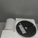 SIBRILLE 36W Dimmable Floor Lamp - 3 Lights Arc Floor Lamps Standing Lamp with Remote & Touch Control, Tall Lamp for Living Room Corner, Bedroom, Office (White-White Linen Lampshade)