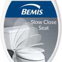 Bemis Slow Close Elongated Toilet Seat, Easy Clean Hinges, White