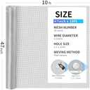 304 Stainless Steel Mesh, 47in x 10ft, 20 Mesh, Sturdy Metal Screen Roll for Window, Door, Air Vents, Filter, Cage, Garden, Patio, Pet (Sliver, 47inch x 10feet)