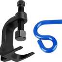 25112 Ball Joint Separator, Adjustable Ball Joint Puller with 2-3/8" Opening Range, Heavy Duty Ball Joint Removal Tool for Cars, Trucks & SUVs, with Lower Control Arm Prying Tool