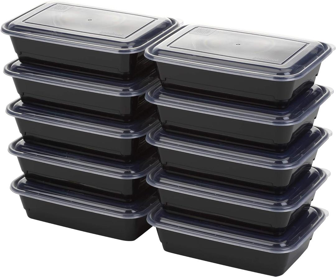 GoodCook Meal Prep Containers, Single (1 Count (Pack of 1))