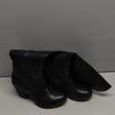 Luoika Women's Extra Wide Calf Knee High Boots, Wide Width Slouchy Knee-High Boots. (Black1201)