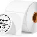 MUNBYN 3 Inch White Circle Thermal Sticker Labels, Multi-Purpose Self-Adhesive Round Thermal Stickers for Business, Inventory Labels, 500 Sheets/1 Roll