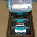 [5-Packs, 36 Oz.] Glass Meal Prep Containers with Locking Lids Glass Food Containers,Airtight Lunch Container,Microwave, Oven, Freezer and Dishwasher (4.5 Cup, Green)