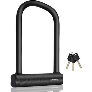 NDakter Large Bike Locks Heavy Duty Anti Theft, 18mm Thick, Motorcycle Wheel Lock with 3 Keys, for Ebike, Escooter, Fat-Tire and Dirt-Bike