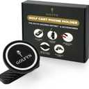 Magnetic Golf Cart Phone Holder - Go-to Golf Cart Phone Holder Mount Gift Set, 6-in-1 Kit and Accessories Bundle for Men and Women, Compatible with iPhone, Android, MagSafe