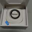 Smart Ring for Women & Men, Health Tracker Ring with Heart Rate, Blood Oxygen,Blood Pressure, IP68 Waterproof Fitness Ring, Sleep Tracker for iPhone and Android, No APP Fee (Black, 12#)