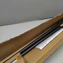 Zenna Home Rustproof Curved Shower Curtain Rod, No Drill Tension or Permanent Mount Adjustable Curved Shower Rod for Bathroom, Easy Install, Rounded for Extra Room, 50 to 72 Inches, Matte Black