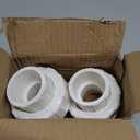 2Pcs 1-1/4" PVC Union Coupling Pipe Fitting (Socket x Socket) 1.25Inch PVC Slip Union PVC Adapter Coupling Schedule 40, EPDM O-Ring, White