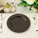 100Pcs Black Plastic Plates 7.5 Inch, Black Disposable Heavy Duty Dessert Plates, Round Salad Plates for Wedding Party