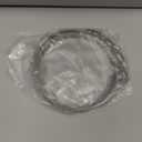 Boao 4 Pieces 8 Inch Adjustable 304 Stainless Steel Duct Clamps Worm Gear Hose Clamp for Pipe, Intercooler, Plumbing, Tube and Fuel Line