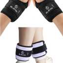 1 pair wrist weights with thumb loops and 1 pair ankle weightstotal 1lb*4