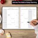 3 x 2025-2027 Monthly Planner, July 2025-June 2027, A4 (8.5" x 11"), 2 Year Monthly Planner, 24 month Calendar, Simple Calendar Planner Notebook Cardboard Cover, Suitable for Schools & Offices, Black