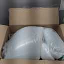 Extra Large Dog Bed, Orthopedic Dog Bed with Cooling Gel Memory Foam, Waterproof XL Pet Bed with Removable Washable Cover, 42" Pet Sofa Couch Dutch Velvet with Bone Toy, Light Gray