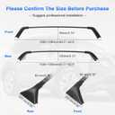 PARTOL Roof Rack Crossbars fits for Nissan Rogue 2021 2022 2023 2024 2025 SV SL Platinum with Side Rail, Rogue Roof Rail Aluminum Luggage Rack Cargo Carrier for Snowboard Canoe Kayak Bike, Black
