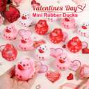 24 Pcs Rubber Ducks, Random Assortment Ducks Bulk for Jeeps Ducking, 2" Mini Rubber Duckies for Baby Toddler Bath Toys, Kids Pool Toys Birthday Gifts Party Favors