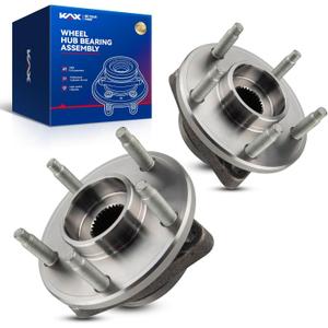 KAX 513215 Pair Front Wheel Bearing fit for 2004-2007 Chevy Malibu,for 2005-2007 Pontiac G6,5 Lug
