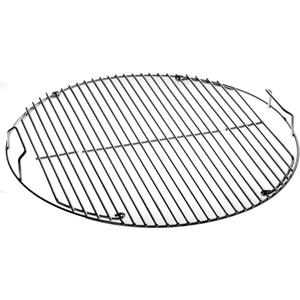 Weber Hinged Cooking Grate HeavyDuty Plated Steel with FlipUp Sides for Adding Charcoal, Fits 18" Weber Kettle Grills