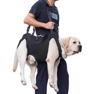 Full Body Lift Harness for Dogs,Canine Support Rehabilitation Dog Carrier Slings with Handles,Adjustable Lifting Straps Full Body Dog Lifting Harness (Large)