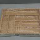 Purawood Bamboo Drawer Organizer - Expandable Silverware Organizer & Utensil Drawer Organizer, Cutlery Tray with Dividers, 7-9 Slots- Kitchen Organizer for Utensils & Flatware (Natural)