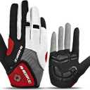 INBIKE Cycling Gloves for Men/Women Bike Gloves with Touchscreen-Padded Anti-Slip Mountain Biking MTB Bicycle Gloves for Cycling/Workout/Gym/Outdoor XXL Bright Red