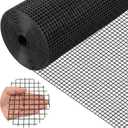 Black Hardware Cloth 1/2in Mesh 48in x 100ft, Chicken Wire Fencing PVC Coated 19 Gauge, Welded Chicken Wire for Rodent Proofing, Tree Guard, Garden Fence, Poultry Netting