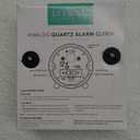 LC 4.4IN Quartz Analog Alarm Clock