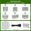 Round Plant Protector from Animals,12'' x 12'' Metal Wire Mesh Garden Plant Cages for Outdoor Gardening Supplies, Garden Protection Rabbits Chickens Ducks for Vegetables, Flowers, Shrubs