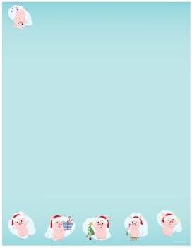 Great Papers! Merry Pig Letterhead, 8.5" x 11", 80 Count (2019117)