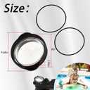 SPX5500D Pool Pump Lid Strainer Cover with Lock Ring and O-Rings(2Pcs O-Rings) Compatible with Hay-Ward Powerflo Matrix SP1590 Pump Series Model