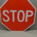 T&R Large Stop Sign Street Road Sign 24 x 24 Inches. Engineer Grade Reflective Sheeting, Rust Free Aluminum, Weather Resistant, Waterproof, Fade Resistant, 2 Pre-drilled Holes