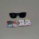 ROSHAMBO Unbreakable Navy Simon Square Sunglasses  Italian Made Polarized for Toddlers 24 Years  BPA Free with Strap + Accessories  USA Assembled