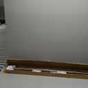 Antique Bronze Disc Curtain Rods, 48-84 Inches Window Curtain Rod,Adjustable Room Darkening Curtain Rod with Aluminum Finials and Brackets,Wrap Around Design