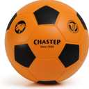 8" Integral Skin Foam Soccer Ball Perfect for Kids or Beginner Play and Excercise Durable for Outdoor Play,Orange/Black