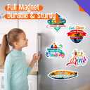 10PCS Large Cruise Door Magnets, Magnetic Waterproof Navigation Boat Anchor Cruise Ship Car Decors, Decorative Refrigerator Protector Magnets for Refrigerator, Carnival Cruise Party