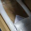 MESAILUP 44 inch Premium Clear Acrylic Rectangle Coffee Table for Living Room, Mid Century Transparent Waterfall Lowtea Table, Large Size Table (44"x16"x16") Fit for 3-4 Seat Sofa