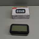 Timex Alarm Clock with Temperature Sensor and Large Display, Battery Operated for Bedroom Runs on 3 AAA Batteries (T108BC) (T108)