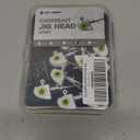 OJY&DOIIIY Swimbait Jig Heads with Chartreuse Fish Eye, 1/8 3/16 1/4 3/8 1/2oz Jigheads for Freshwater&Saltwater Fishing 10/15 Pack