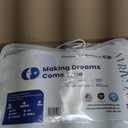 Continental Bedding | Serenity Goose Down Pillow | 700 Fill Power Hungarian White Down | 400TC Cotton Damask Shell | Made in USA | Soft, Standard (Pack of 1)