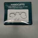 Double Lock Handcuffs, Adjustable Heavy Duty Steel Wrist Cuffs with 2 Keys & Handcuffs Holster in Police Edition Professional Grade (Black)