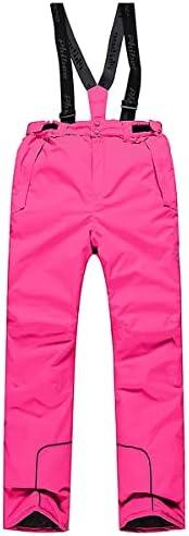 PHIBEE Girls' Waterproof Windproof Breathable Polyester Snow Ski Pants Size 130